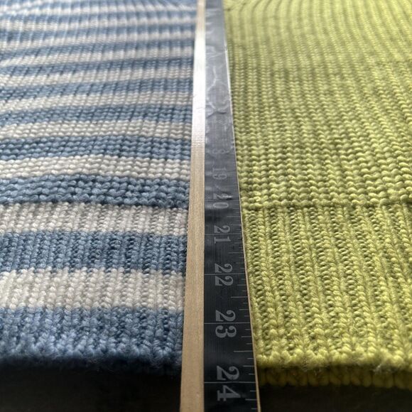 Cinq a Sept Tous Les Jours Sweater Womens Small Blue Green Indie V Neck‎ Grunge - Picture 6 of 11